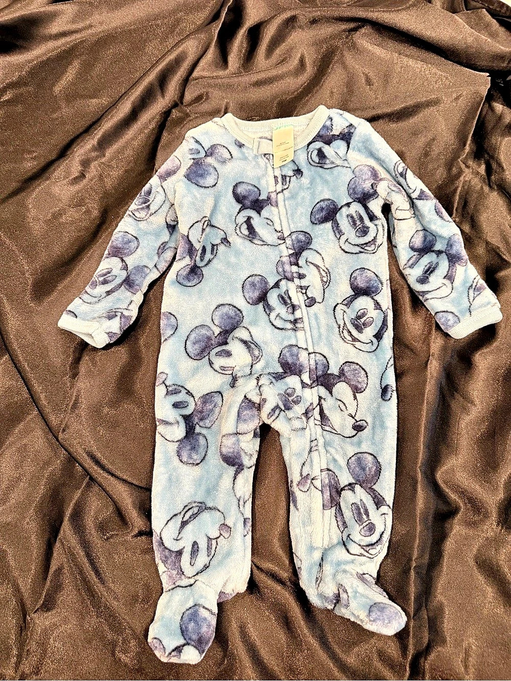 Disney Baby Mickey Mouse Footie in Blue